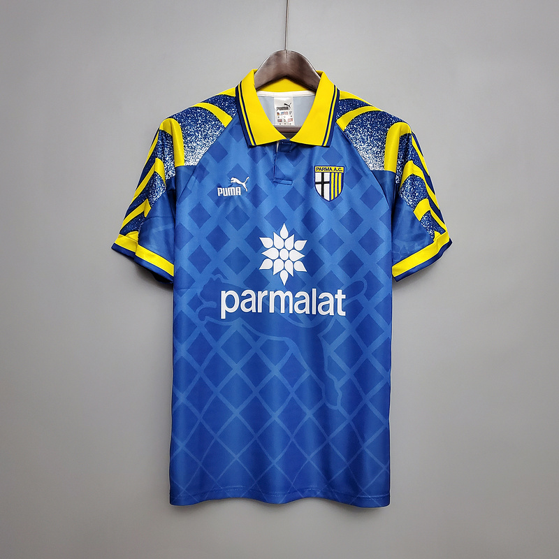 AAA Quality Parma 95/97 Away Blue Soccer Jersey